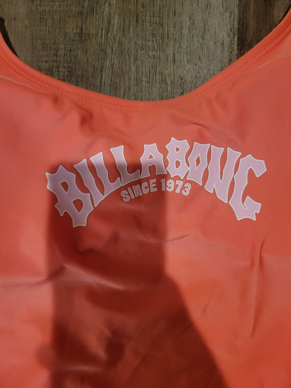 Billabong Coral One-Piece Swimsuit with White Logo - Picture 5 of 10